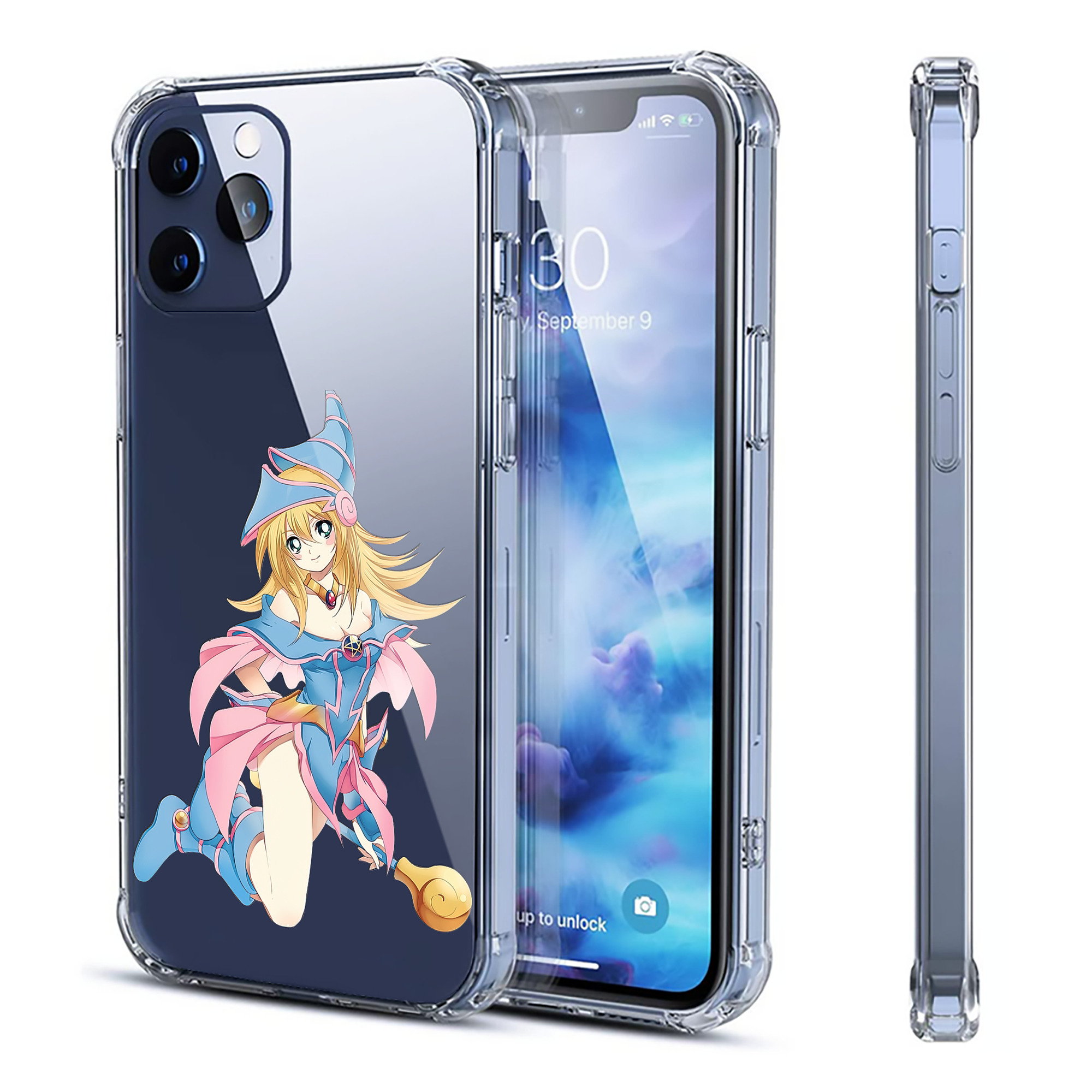 （画像用） 遊☆戯☆王 Yu-Gi-Oh! 【iPhone 12シリーズ対応】透明スマホケース（クリアソフトケース）